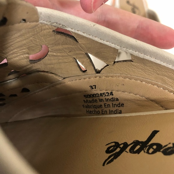 Free People Paramount mules in antique white NWT - Picture 7 of 8